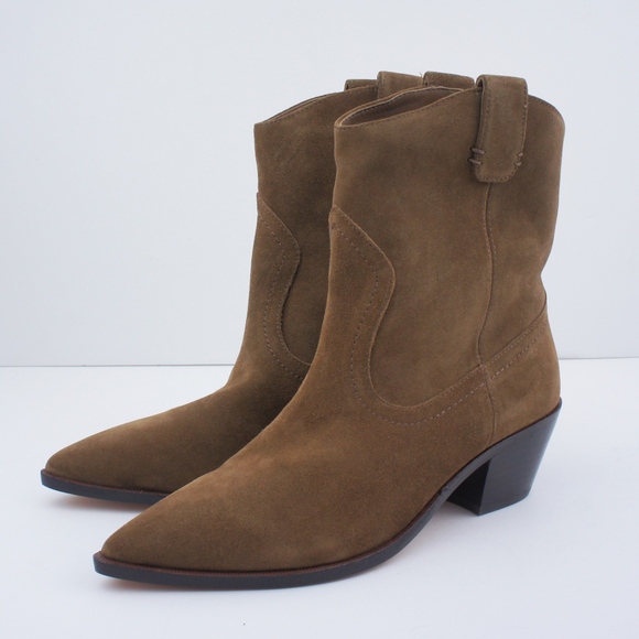 New JCREW Western Boots in Brown Suede - Picture 4 of 5